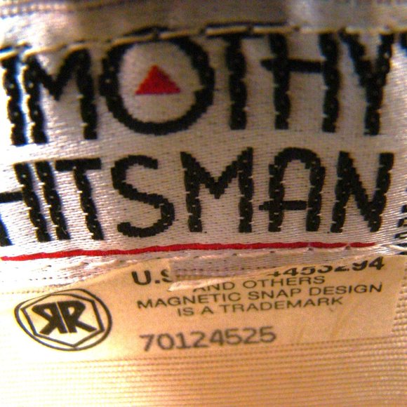 Timothy Hitsman Purse Color Block Orange Pink Green Gold Chain Strap Magnetic - Picture 8 of 8